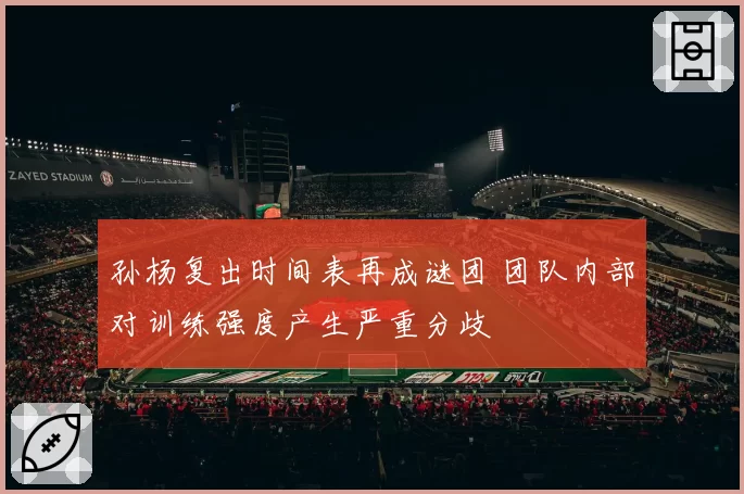 孙杨复出时间表再成谜团 团队内部对训练强度产生严重分歧