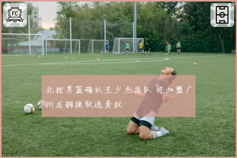 北控男篮确认王少杰离队 将加盟广州龙狮换取选秀权